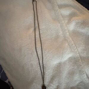 Long Black Chain Necklace